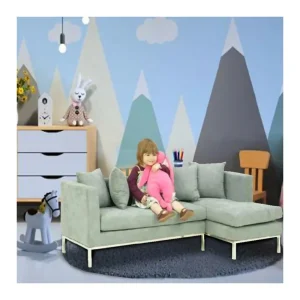 Sala en L Junior Magic Gris