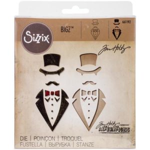 Tim Holtz Bigz Die Dapper / Suaje de Caballero