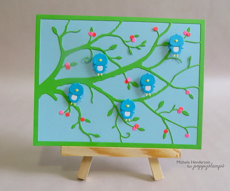 Large Chickadee Die / Suaje de Corte Pollito - Imagen 3