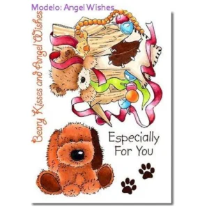 Angel Wishes Rubber Stamp Collection / Sellos de Goma Deseo de Ángel