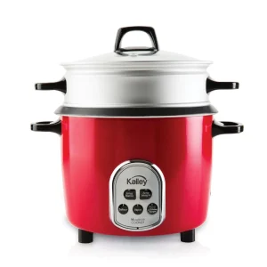 Olla Arrocera Kalley 7 Tazas K-Drc14 Digital, Color Rojo