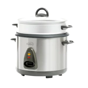 Olla Arrocera Kalley 10 Tazas K-Rcs18 Con Vaporera, Color Gris