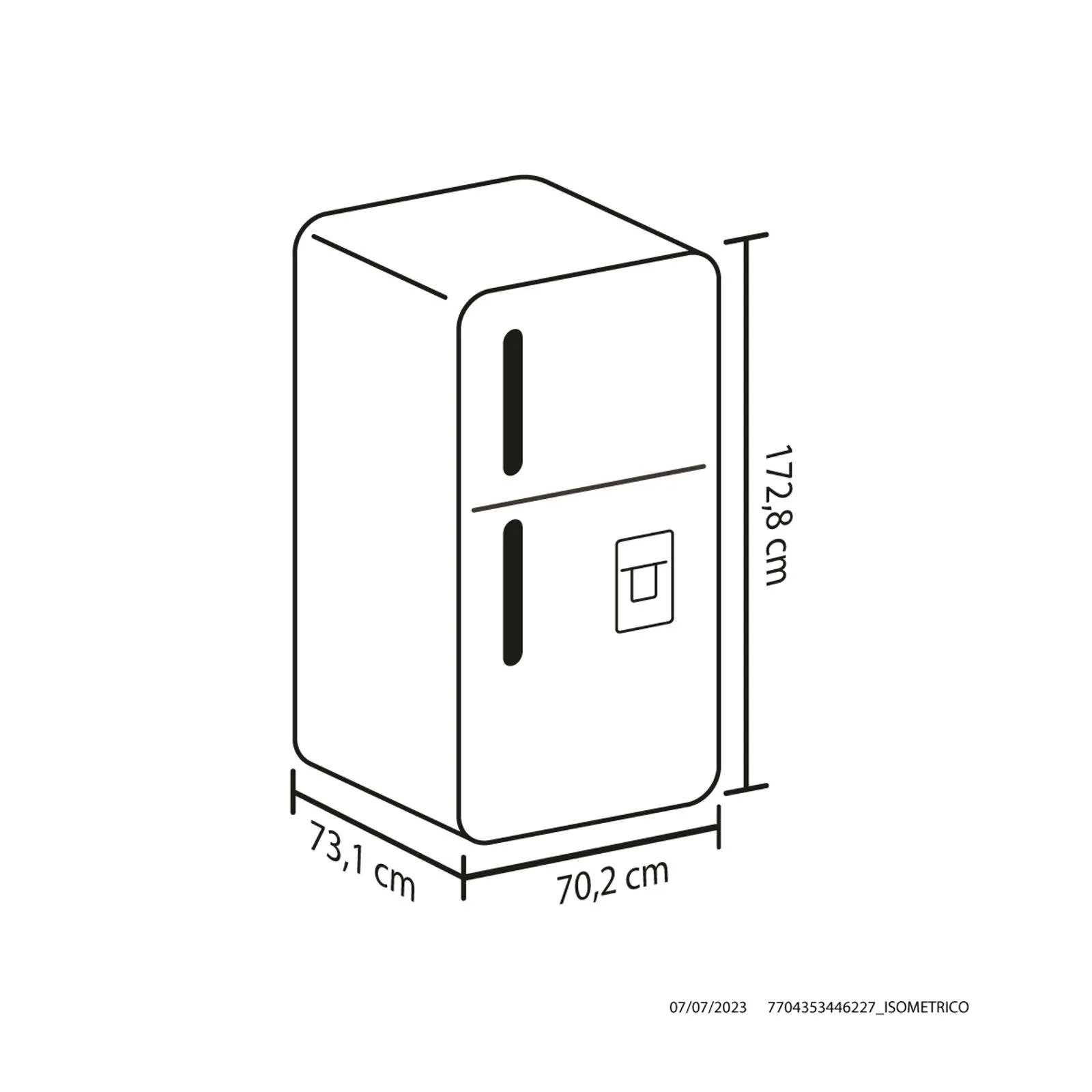 Nevera Haceb No Frost 403 Litros Manija externa - Niebla - Imagen 4