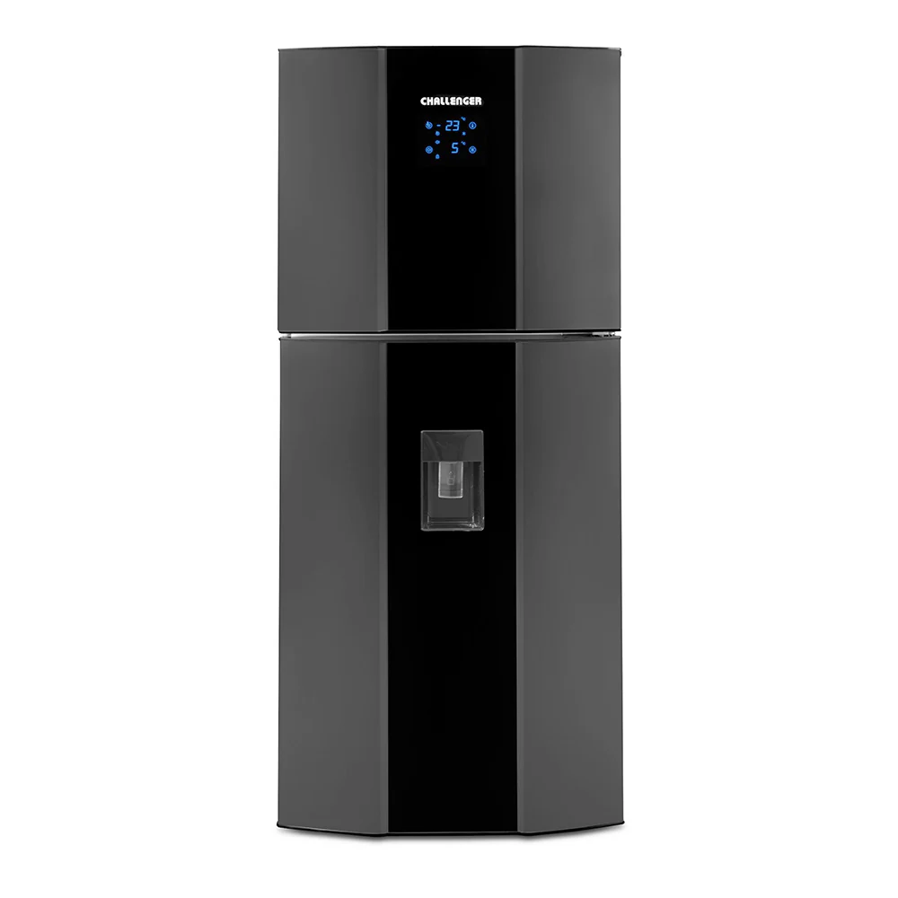 Nevera No Frost Black Series 370 Lts Challenger , Color Gris