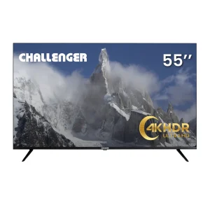 Televisor 55 Pulgadas Android TV Challenger, Color Negro
