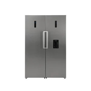 Refrigerador Cr 356 + Congelador Cv 274 / Twin inverter 630 L Brutos Challenger, Color Gris