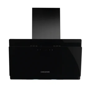 Campana Peninsula En Cristal Negro 90 Cm 3 Velocidades