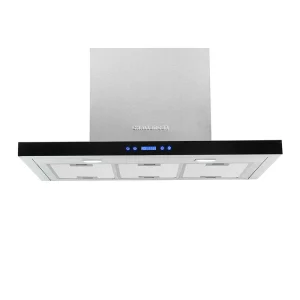 Campana Peninsula Acero Tipo Cristal 90 Cm 3 Velocidades