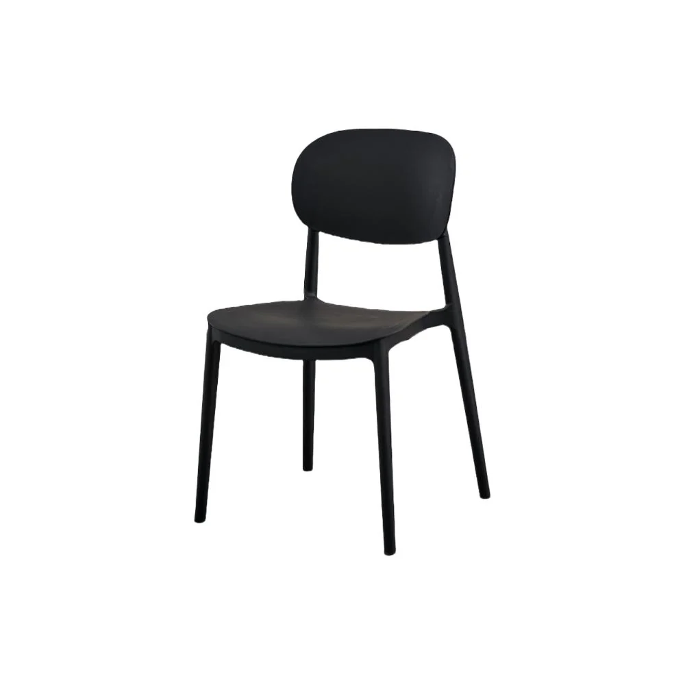 Silla Milan, Color Negro, Con espaldar y diseño Moderno X2 - Imagen 7