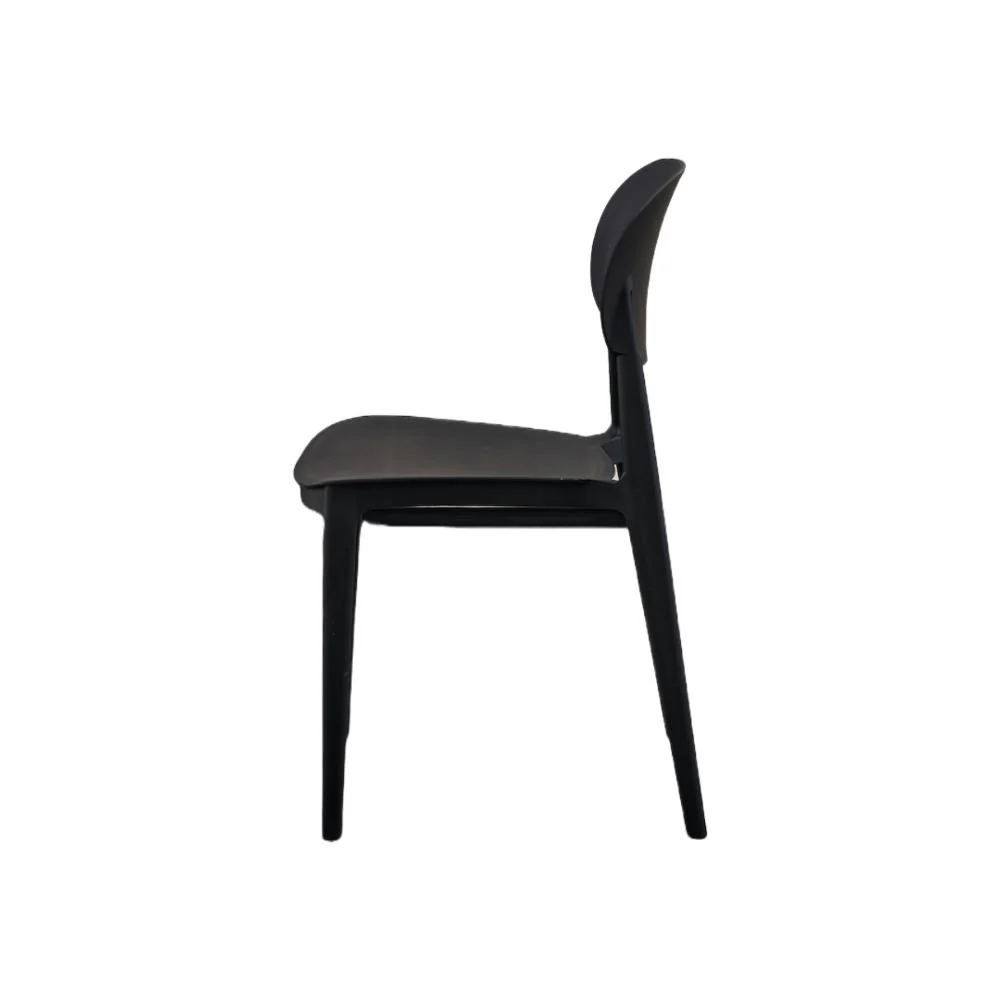 Silla Milan, Color Negro, Con espaldar y diseño Moderno X2 - Imagen 9