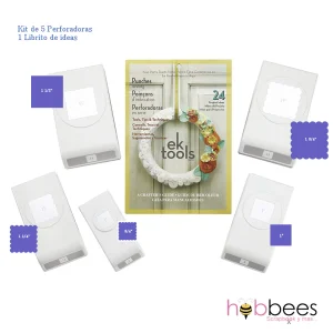 Squares Nesting Punch Kit / Kit de 5 Perforadoras de Cuadros