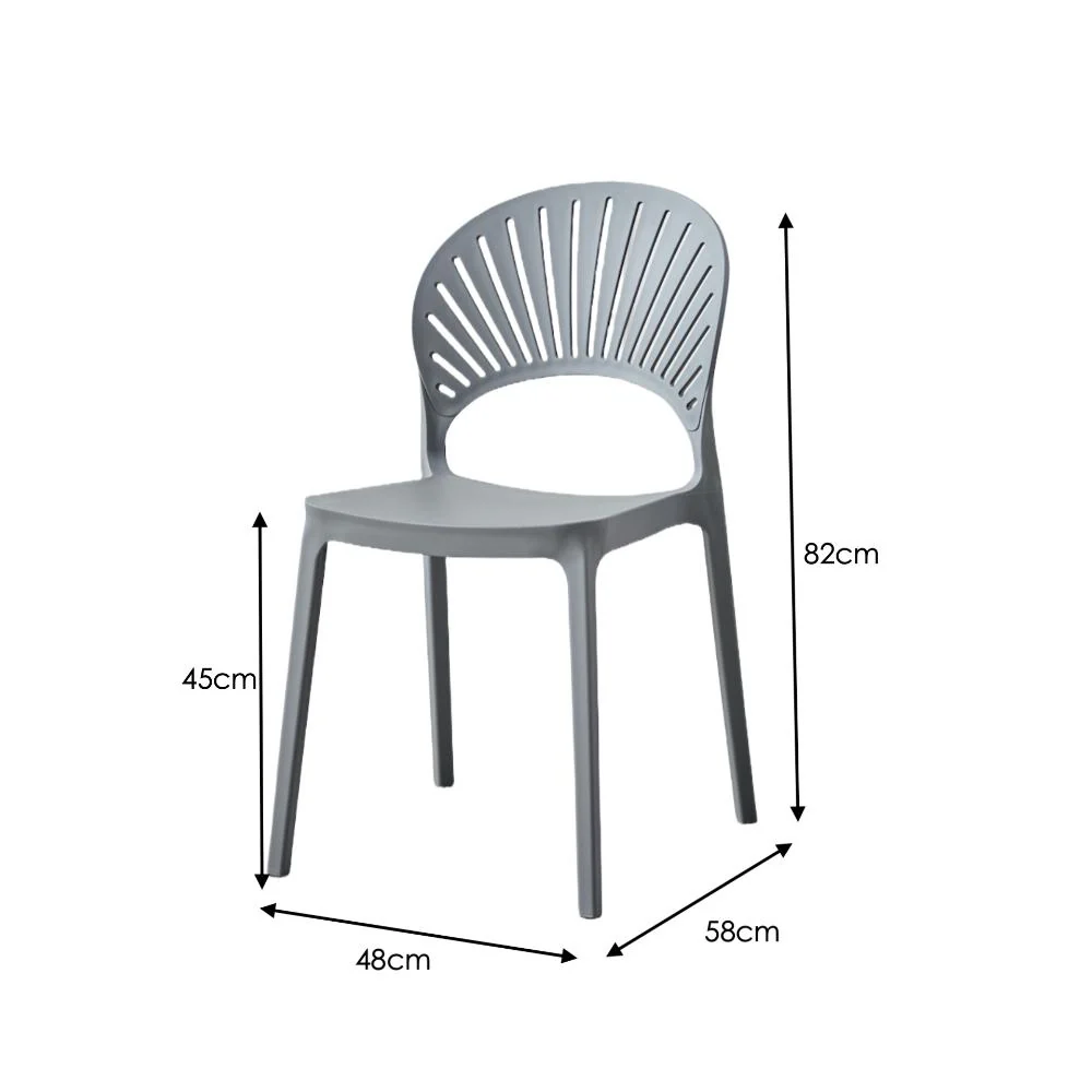 Combo Terra, Incluye Mesa Redonda y 2 Sillas en Color Gris Oscuro - Imagen 9