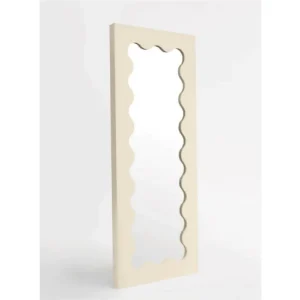 Espejo Ondulado de Piso - Crema - 60 x 150 cm.