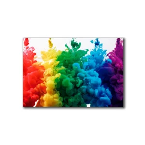Cuadro Decorativo Colores Humo M 70x45 cm - Impresion en Tela