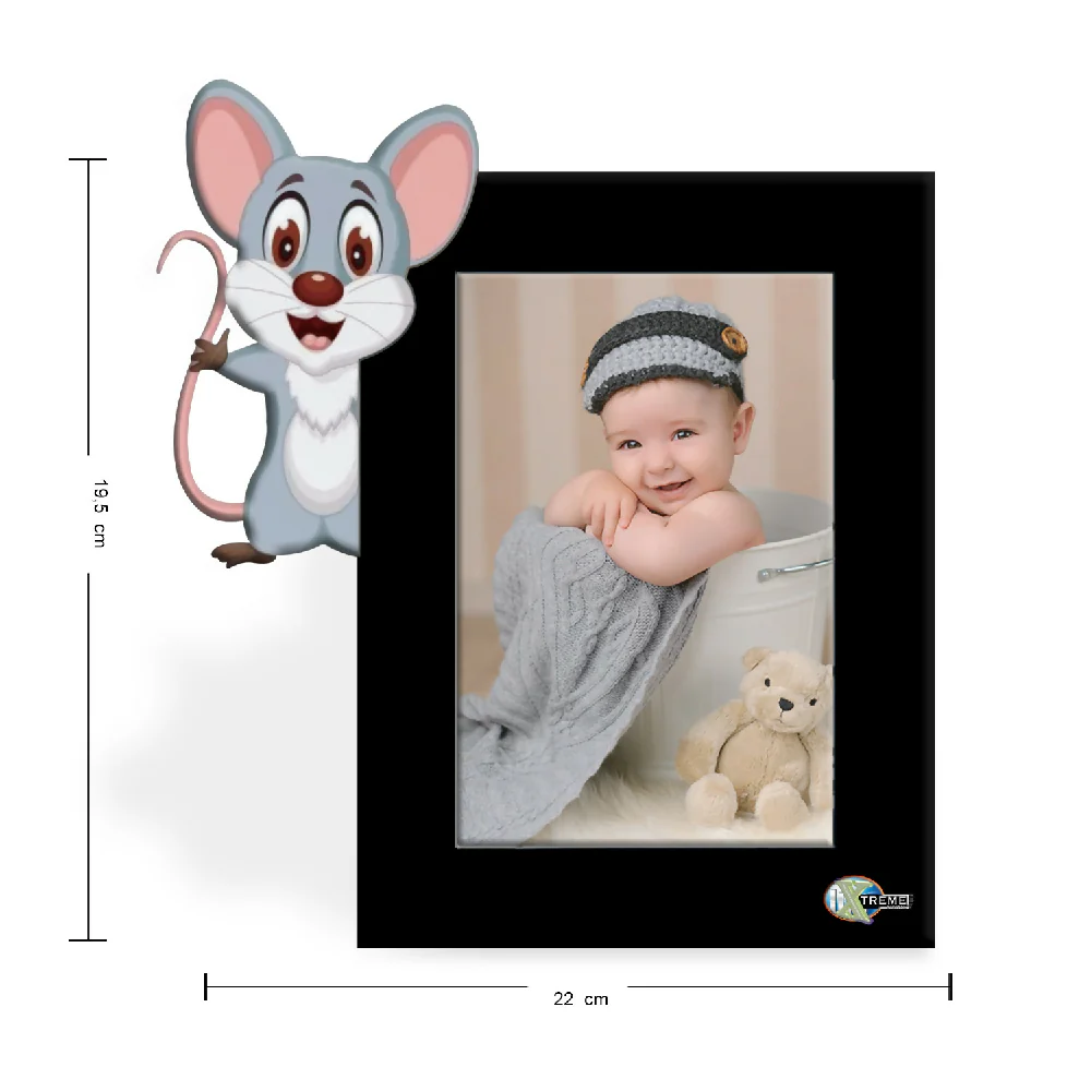 Portarretrato Kids-AN12 (19,5cm x 22cm) Color Negro - Imagen 4