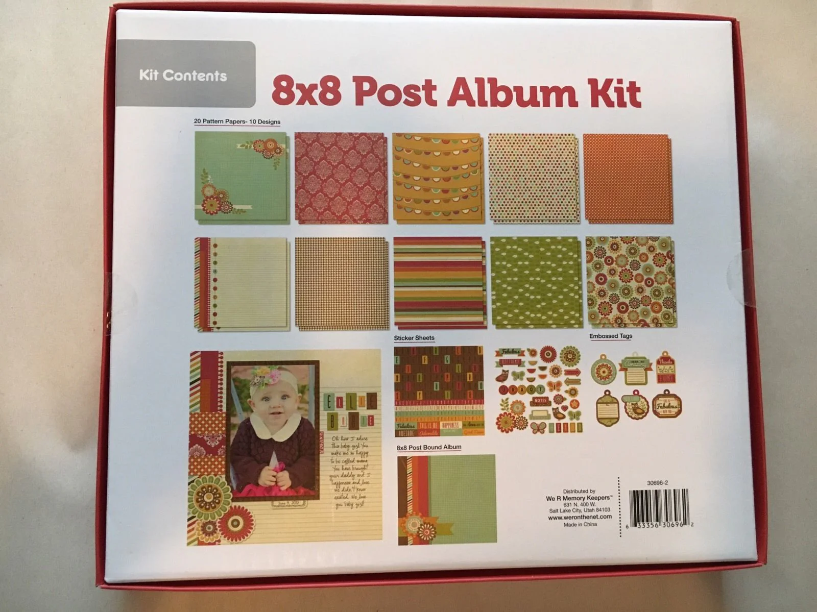 8" x 8" Post Album Kit / Kit para Armar Album - Imagen 3