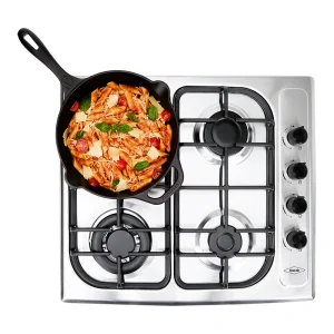 Estufa de Empotrar Haceb Inox 60x43 Mixta 120v a Gas Propano