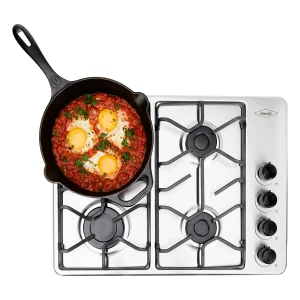Estufa de Empotrar Haceb Inox 60x43 Platina a Gas Propano