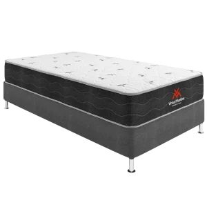 Combo Bentor de cama y colchon sencillo para habitación