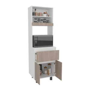 Alacena Express, Blanco Duqueza y Bardolino, con amplios espacios para almacenamiento ZF