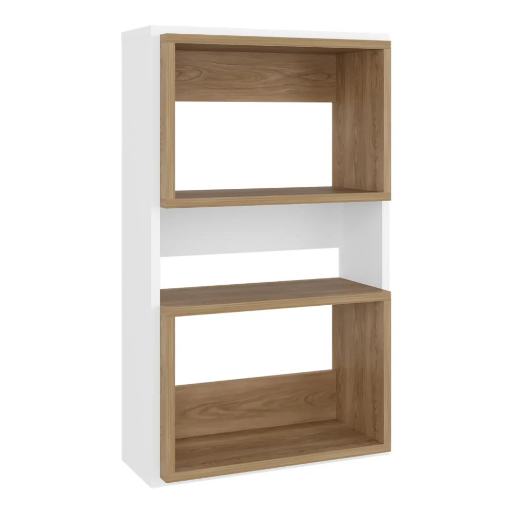 Gabinete de Baño Sensei Eco, Blanco Duqueza y Fresno Europeo, con superficies para ubicar objetos - Imagen 4