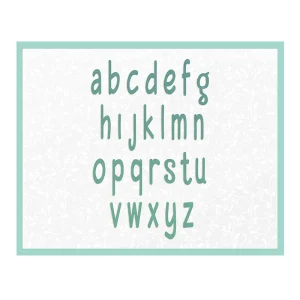 Smooth Lowercase Die / Suaje de Abecedario