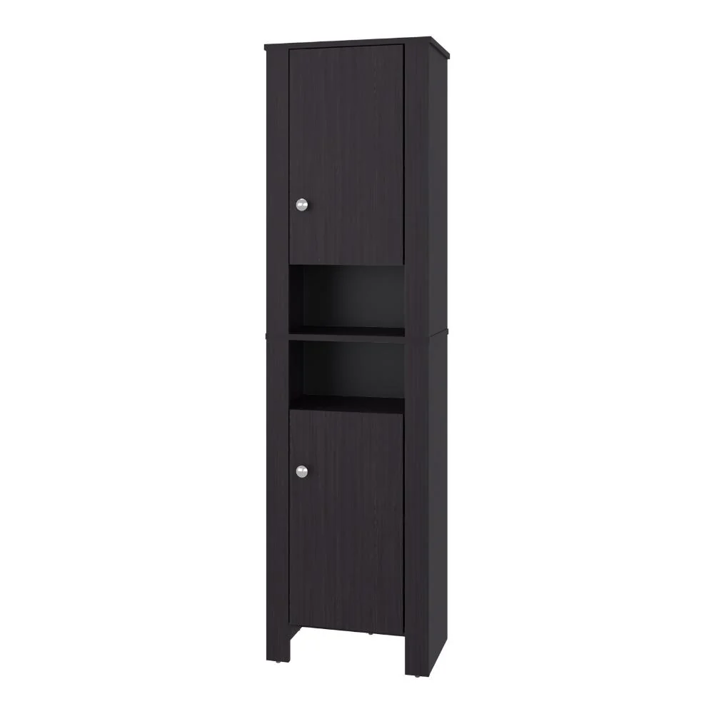 Mueble Auxiliar para Baño Vanes, Wengue, con espacio para objetos decorativos ZF - Imagen 9