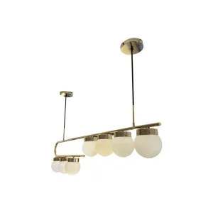 Lámpara de Techo LT Oulu - Diseño Moderno en Herradura con 7 Luces