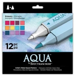 Aqua by Spectrum Noir Primary / Marcadores de Artista Acuarelables