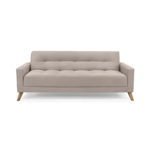 Sofa Cama Sahara Reclinable 3 Posiciones 206x90x82 Tela Taupe