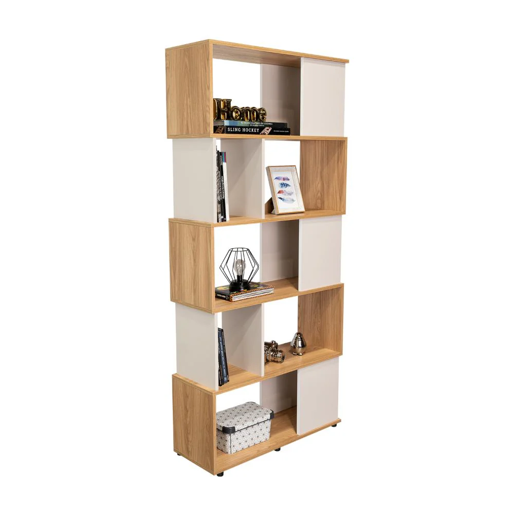 Biblioteca Noah, Fresno Europeo y Capri, con Variedad de Entrepaños