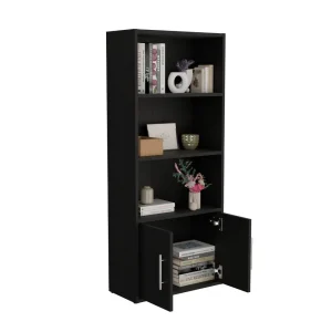 Biblioteca Eco Joy, Wengue, con dos puertas abatibles