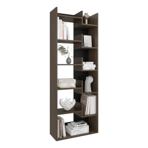 Biblioteca Clover, Milan y Wengue, con espacios para guardar y poner objetos