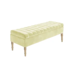 Puff Baúl Paneles 100x40x50 Marfil