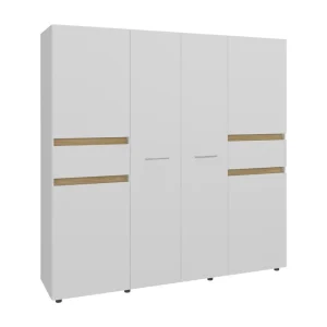 Closet Grande Imperial 200x200 Blanco y Fresno Europeo