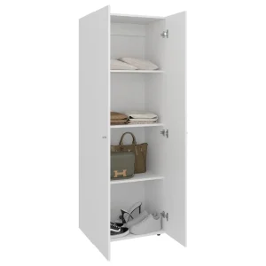Closet Beico, Blanco Duqueza, con dos Puertas Abatibles y cuatro entrepaños ZF