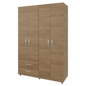 Closet Arkola, Kronos Fresno Europeo, Cuatro Puertas y dos cajones ZF