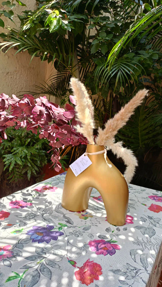 Florero Esencia dorado en cerámica - Imagen 4