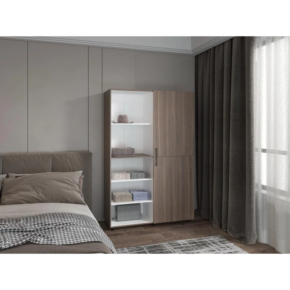 Closet Econo, Milan y Blanco Duqueza, Pequeño con amplios espacios para guardar ropa ZF - Imagen 3