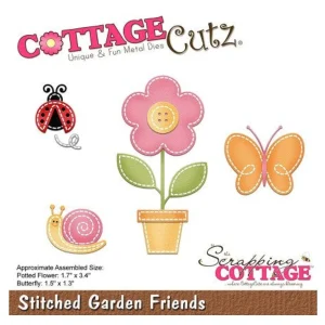 Stitched Garden Friends Die /  Suaje de Primavera