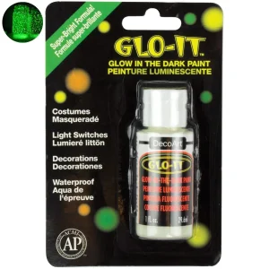 Glow in the Dark Paint Glo It /  Glo It Pintura Luminiscente
