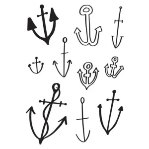 Embossing Folder Anchors Background / Folder de Grabado Anclas