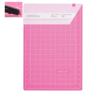 Pink Double-Sided Self-Healing Cutting Mat  / Tapete De Corte Autoreparador Rosa
