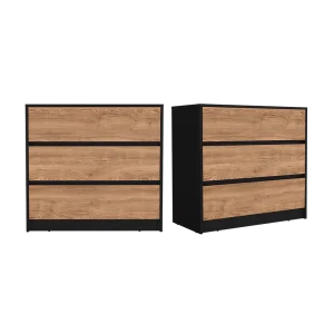 Organizador Cruella, Wengue y Miel, con amplios espacio para almacenamiento X2