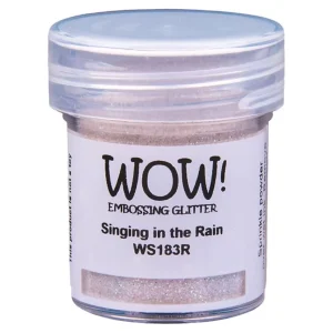 Singing In The Rain Embossing Powder / Polvo de Embossing Lluvia