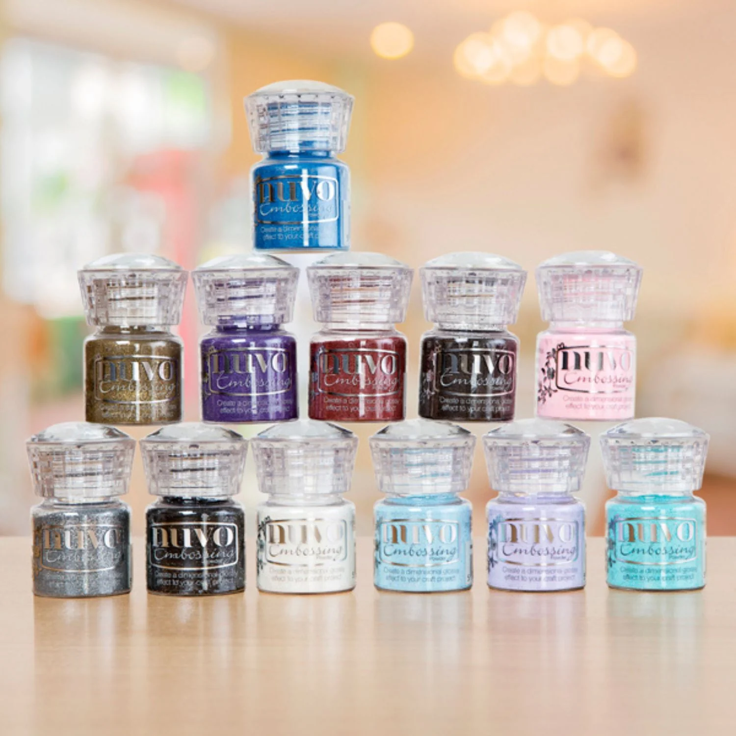 Embossing Powder Classic Gold / Polvo de Realce Oro Clásico - Imagen 5