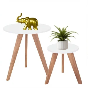 Mesa Auxiliar Nórdica - Set X 2 - Grande & Pequeña