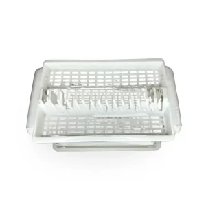 Locero escurridor loza 2 dos niveles blanco LRINBL0