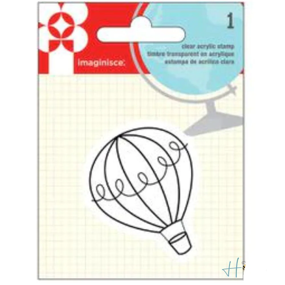 Balloon Clear Acrylic Stamp / Sello de Polímero de Globo Aerostático
