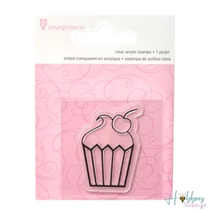 Clear Acrylic Stamp / Sello de Polímero Cupcake